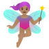 🧚🏽‍♀️ woman fairy: medium skin tone display on Google